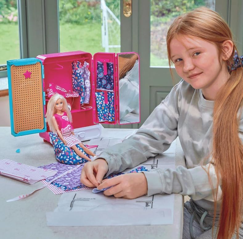 Barbie Crafting Wardrobe with Doll