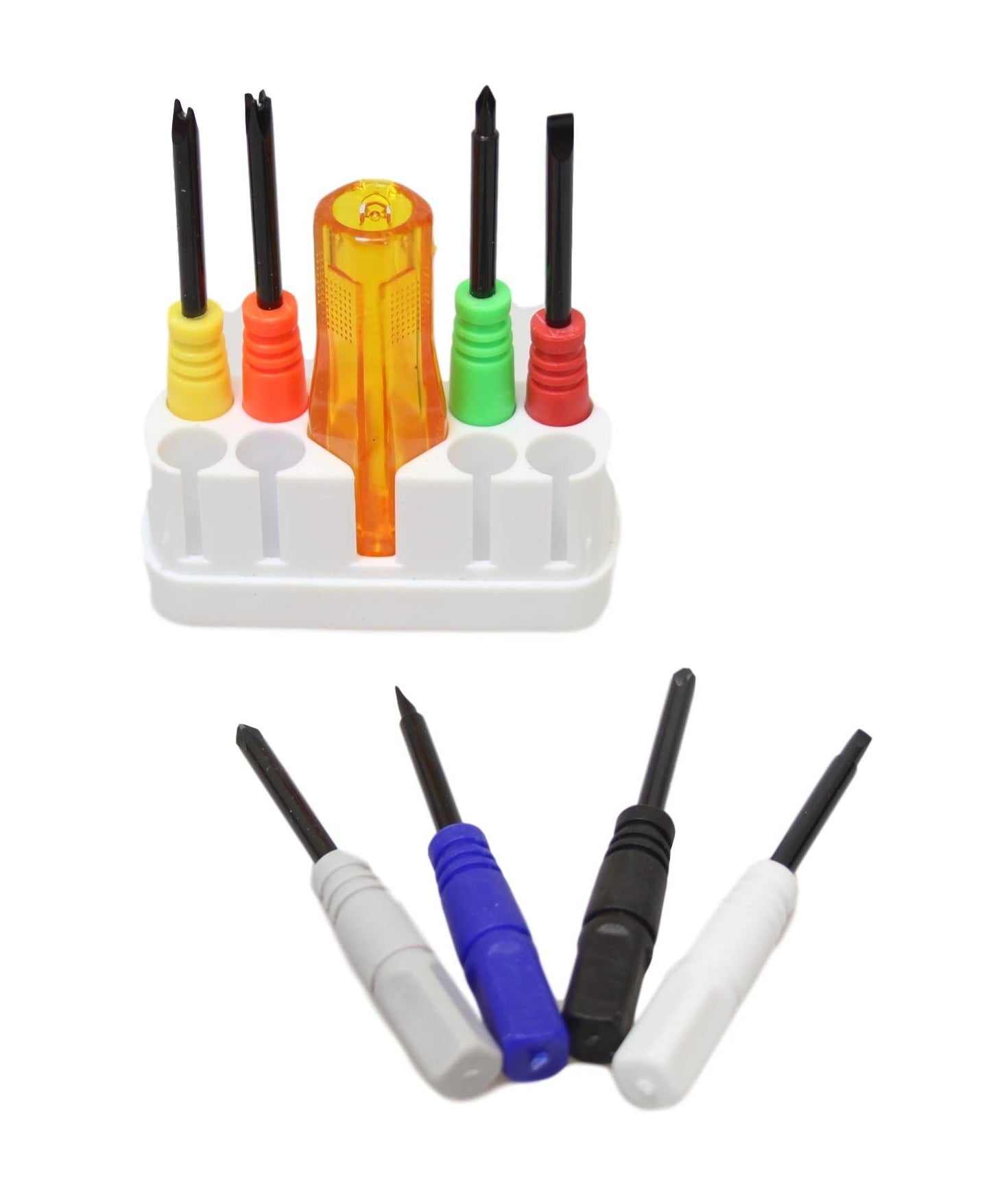 Assorted Precision Screwdriver Set Indoor Outdoor Builders DIY Screw Set 8 Pack 6201