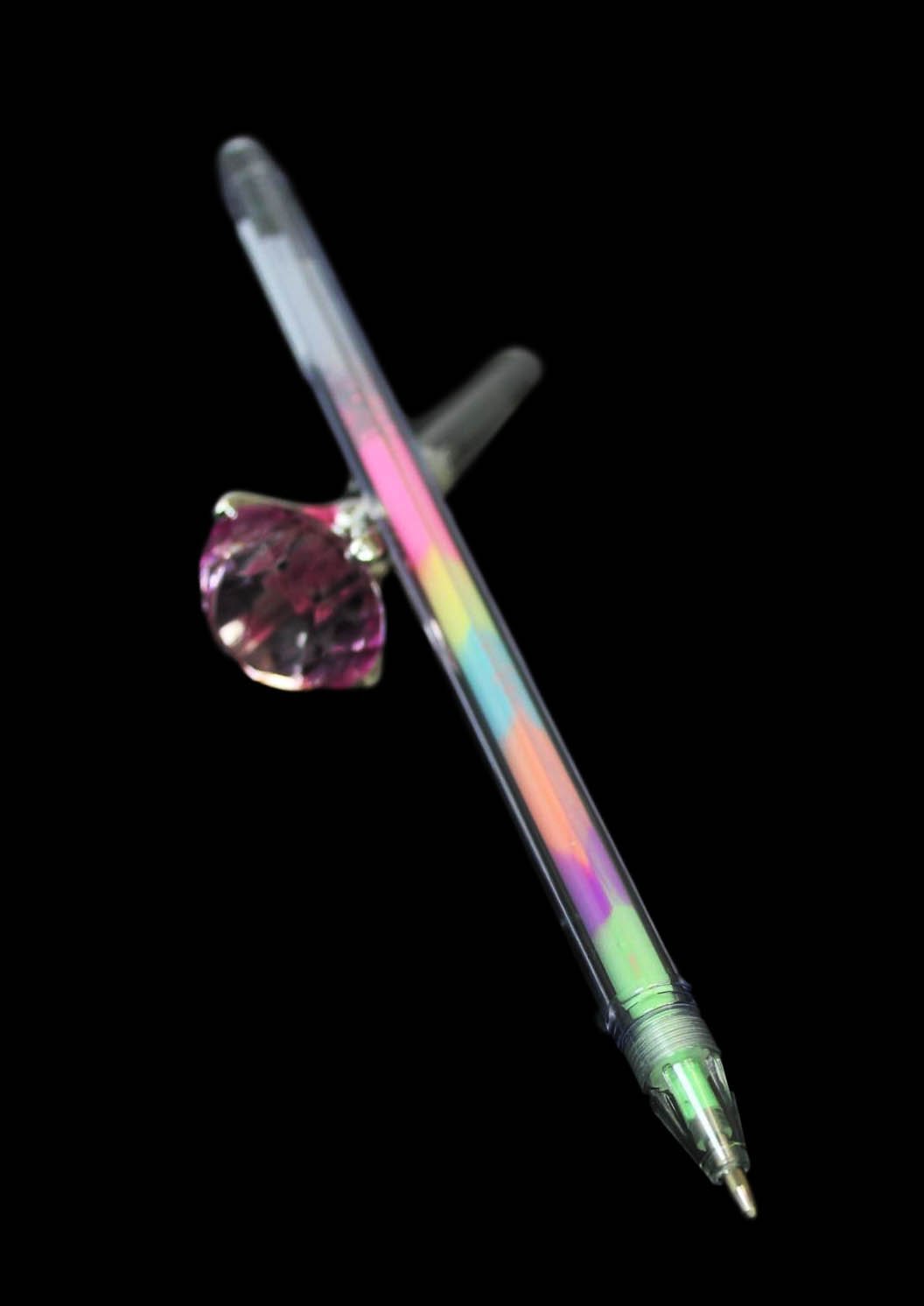 Multicolour Ink Gel Pen Diamond Top Assorted Colours 2203