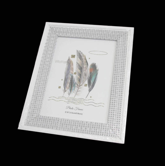 Silver / Gold Sparkly Photo Frame 13 x 18 cm Assorted Colours 6226