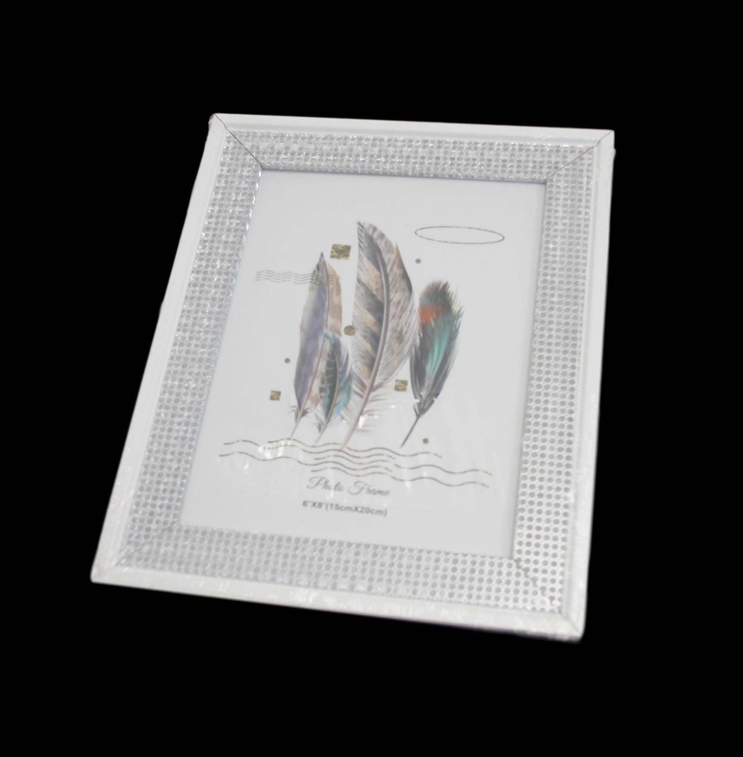 Silver / Gold Sparkly Photo Frame 15 x 20 cm Assorted Colours 6227