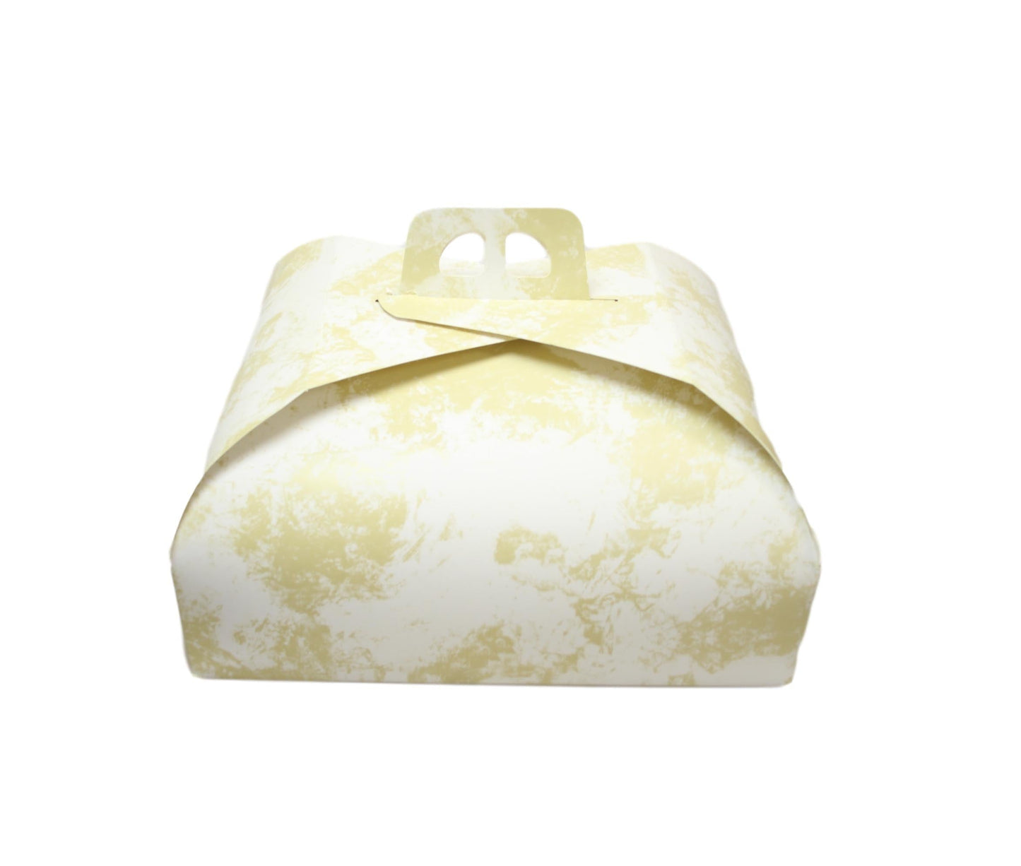 Paper Cake Box Pink/Gold Festive Square Easy Assemble Cake Box 36 x 36cm 1 Pack 6269
