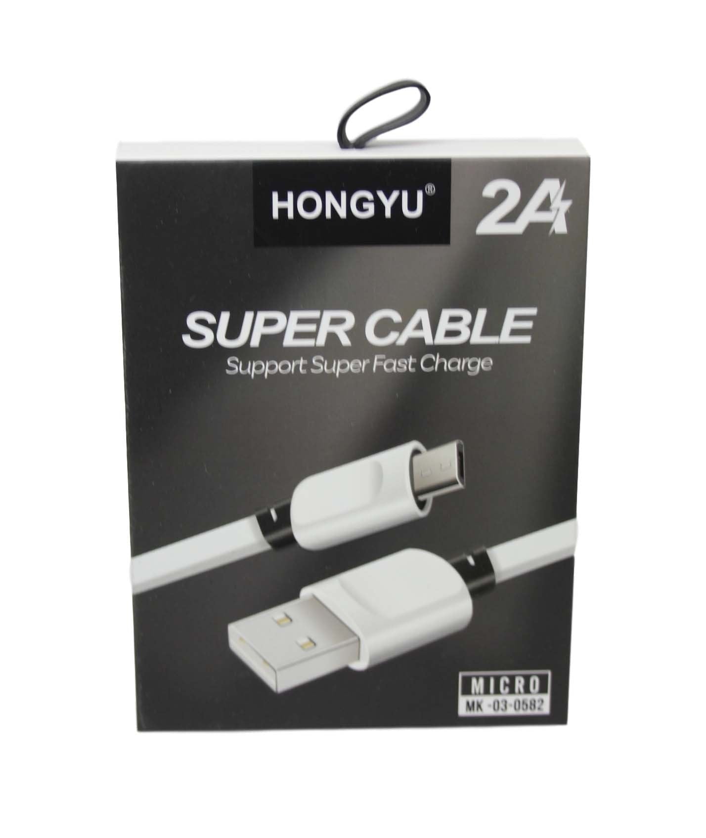 Hongyu Phone Micro USB Charging Cable Assorted Colours 6389