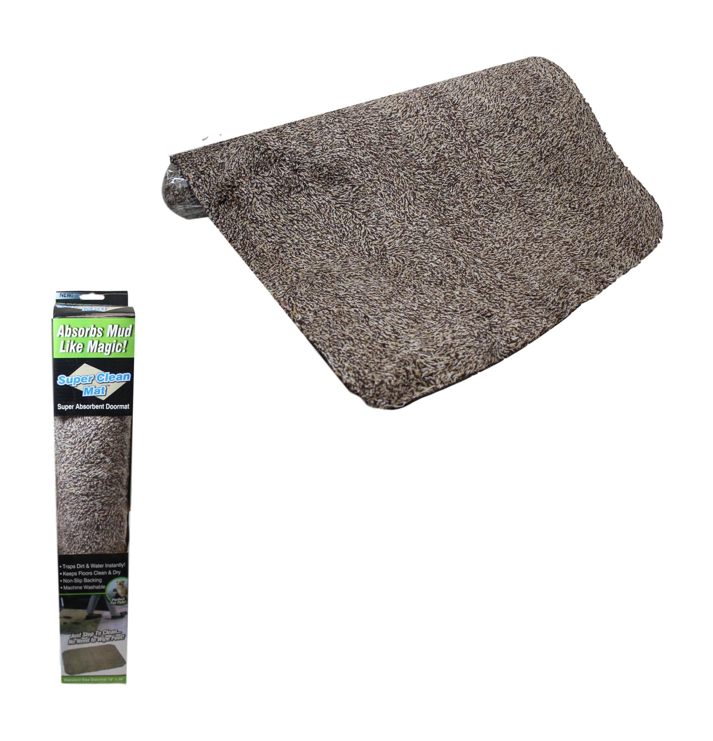 Super Absorbent Magic Door Mat Microfiber Clean Step Washable Doormat 18 x 28'' 6395