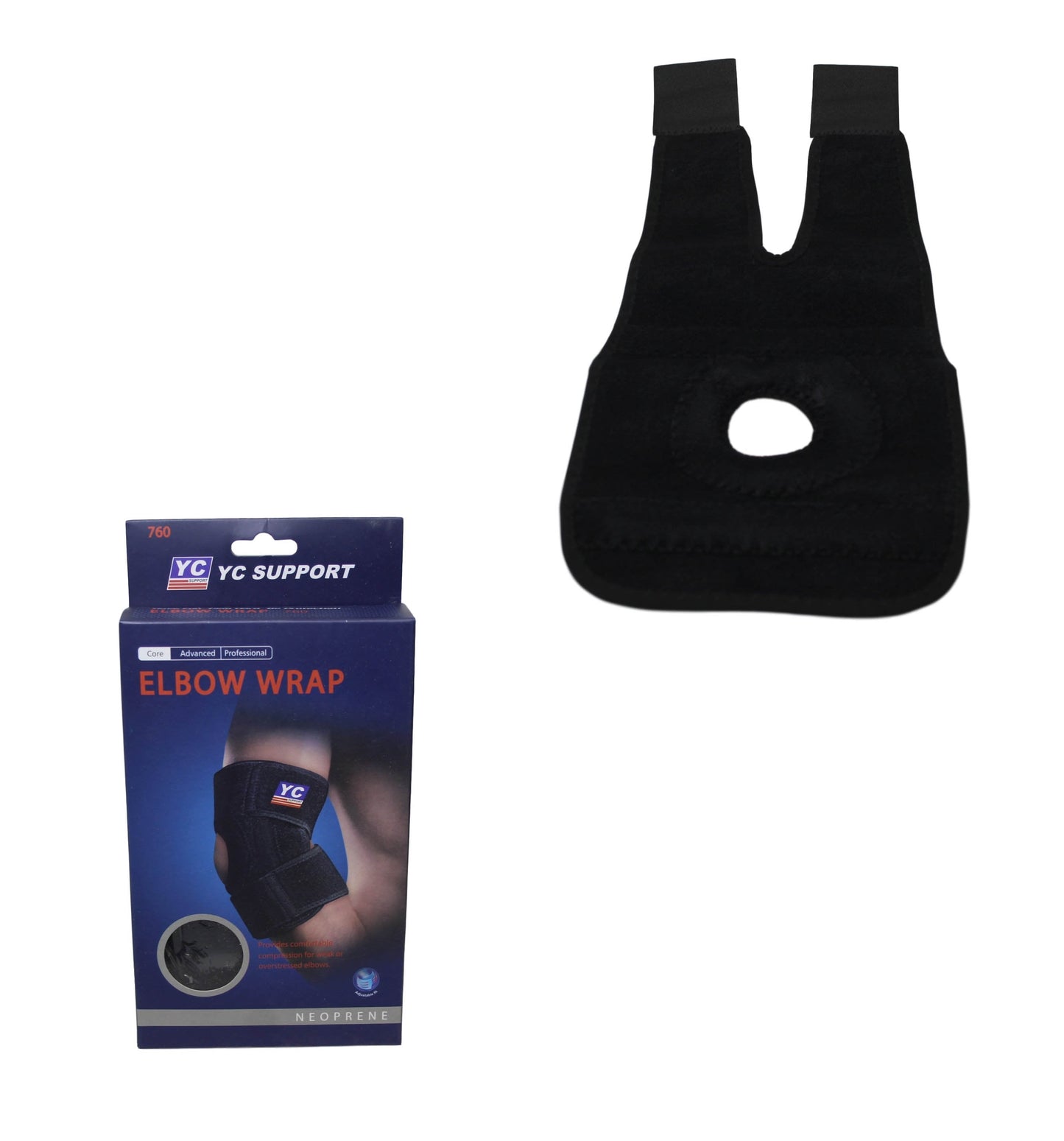 Gym Fitness Elbow Support Wrap Core Modern Design Elbow Wrap 1 Pair 6405