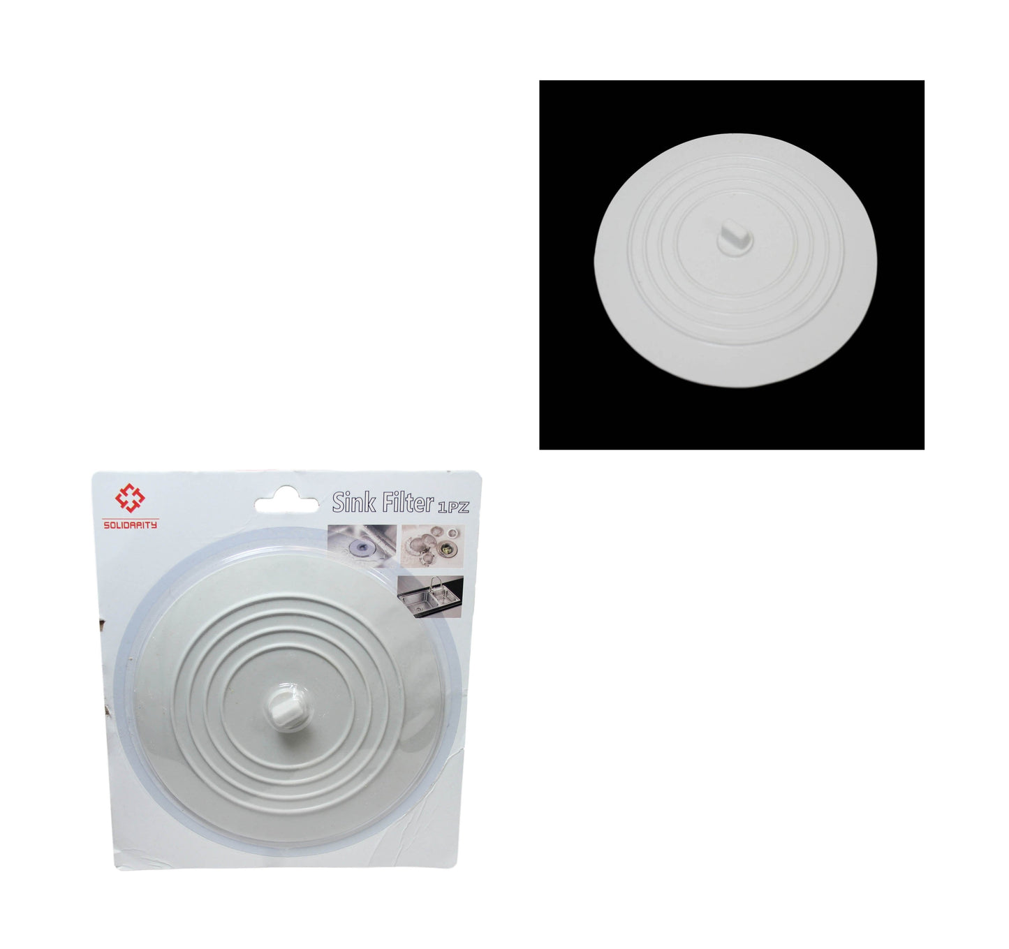Large Silicone Suction Sink Filter Home Kitchen Bathroom 1 Pack 15cm 6412