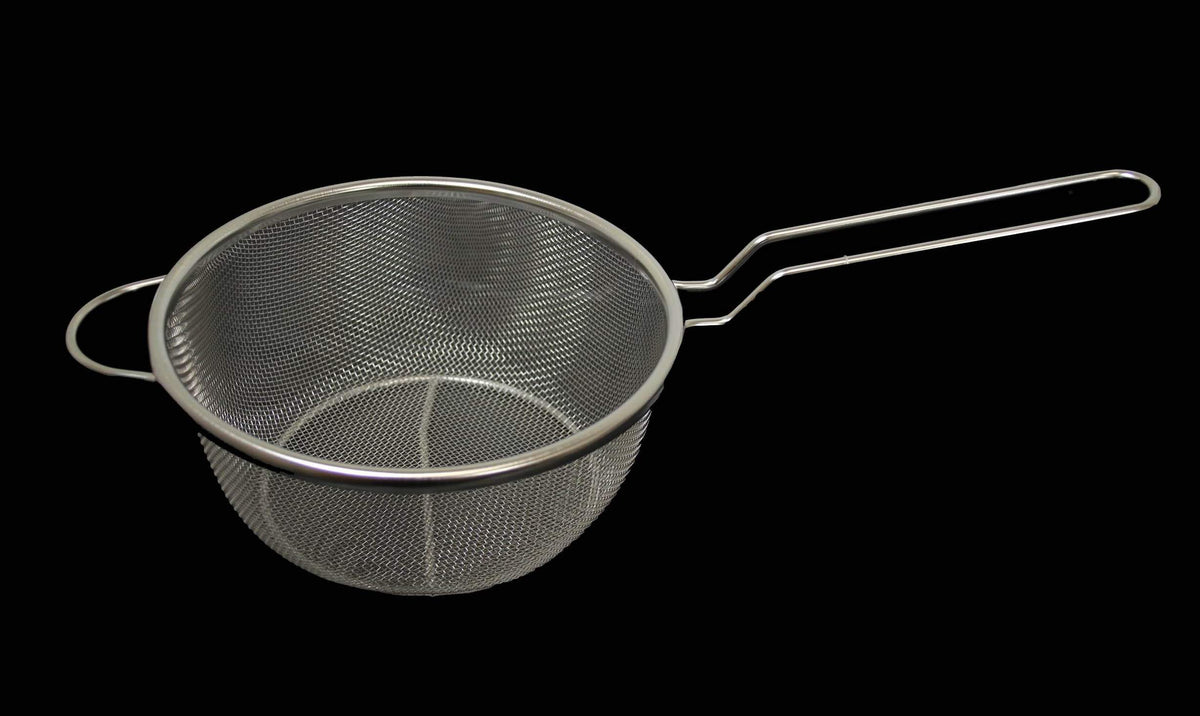 Stainless Steel Chip Frying Basket With Long Handle 24Cm X 8Cm