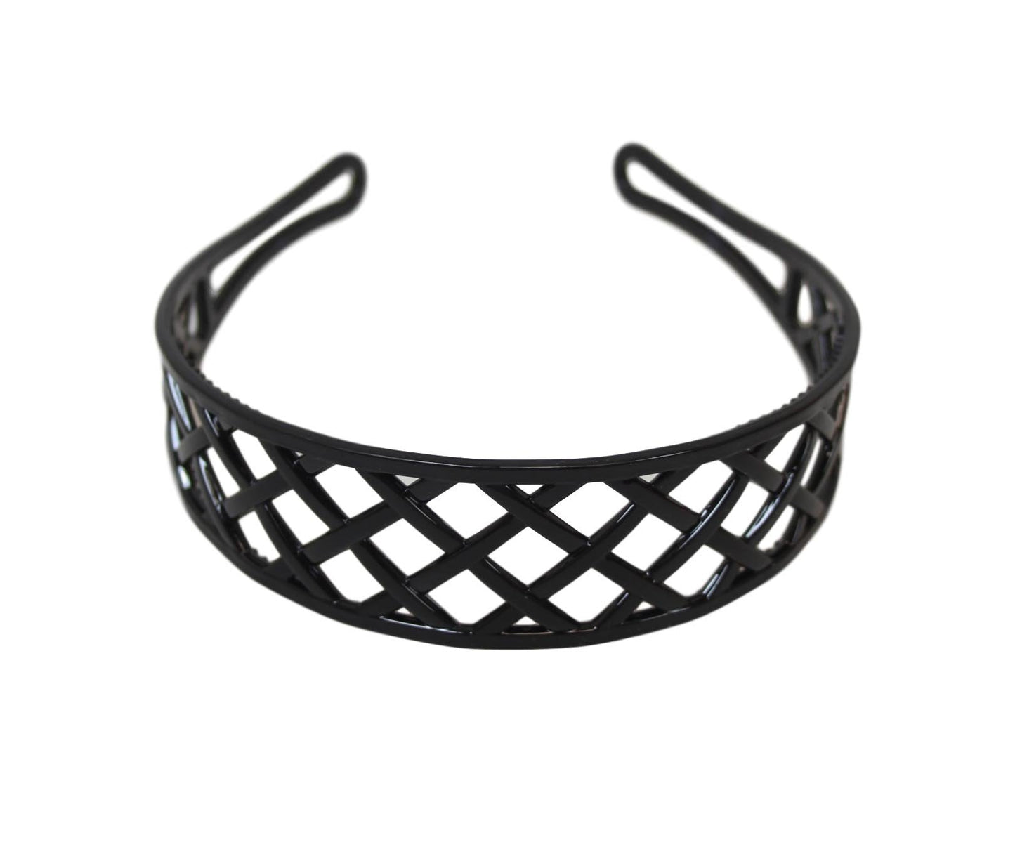 Ladies Girls Wide Hair Band Black/Brown Stylish Hair Pull Back 3cm Wide 6497