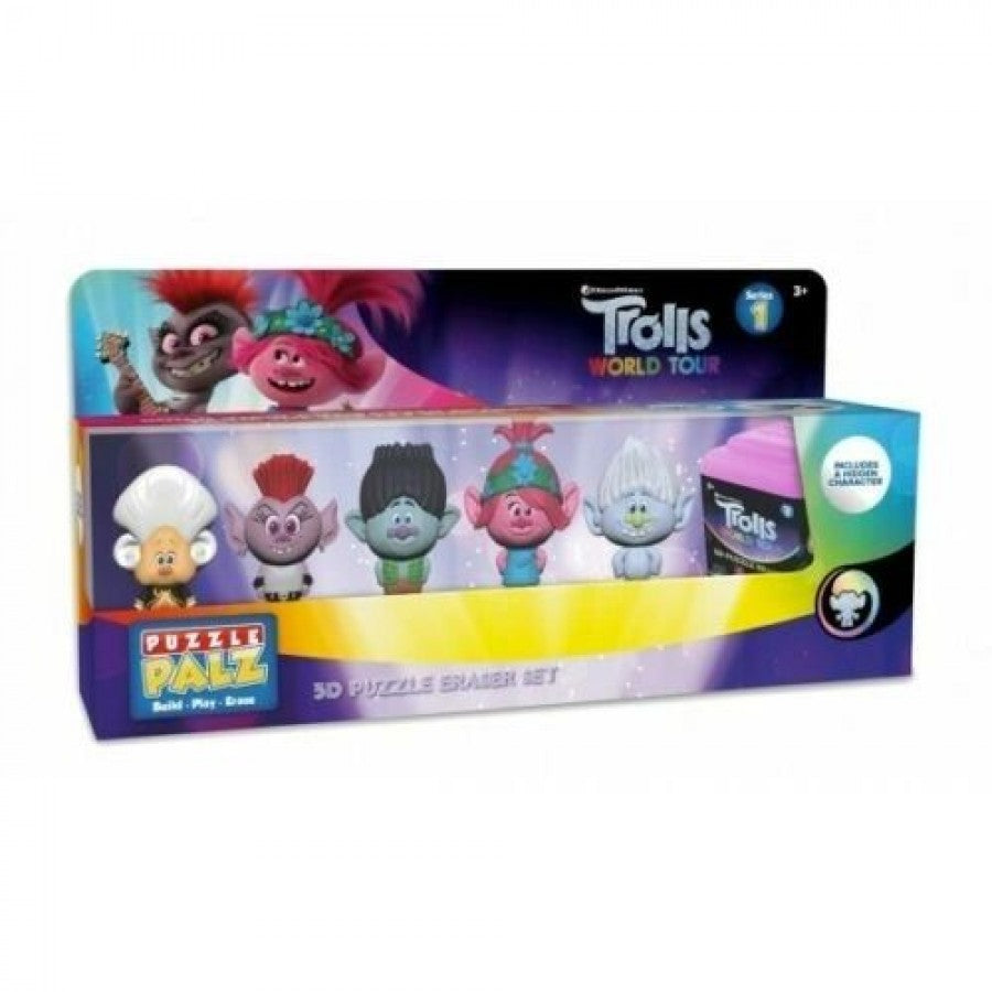 Trolls 3D Puzzle Eraser Set Tr03-6942