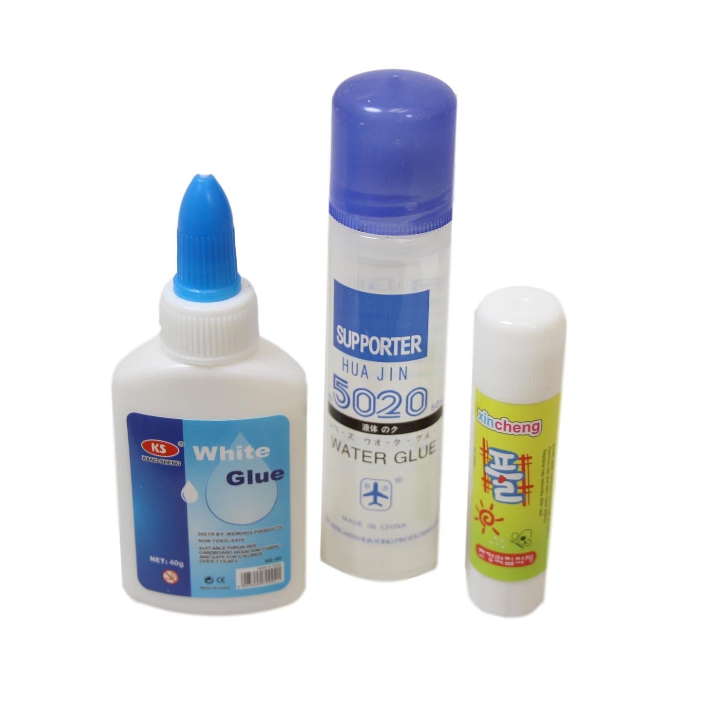 Glue Stick Pack Homeschool Art and Crafts 3 Pack Liquid and Stick Glue 6567