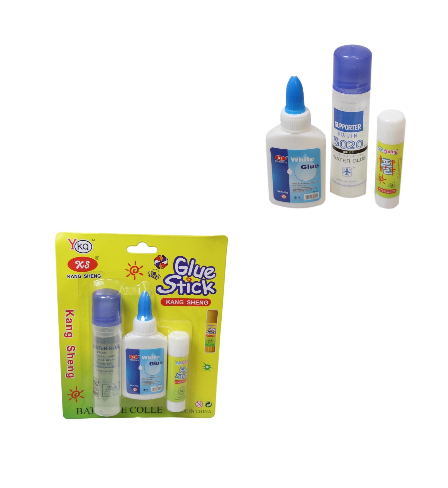 Glue Stick Pack Homeschool Art and Crafts 3 Pack Liquid and Stick Glue 6567