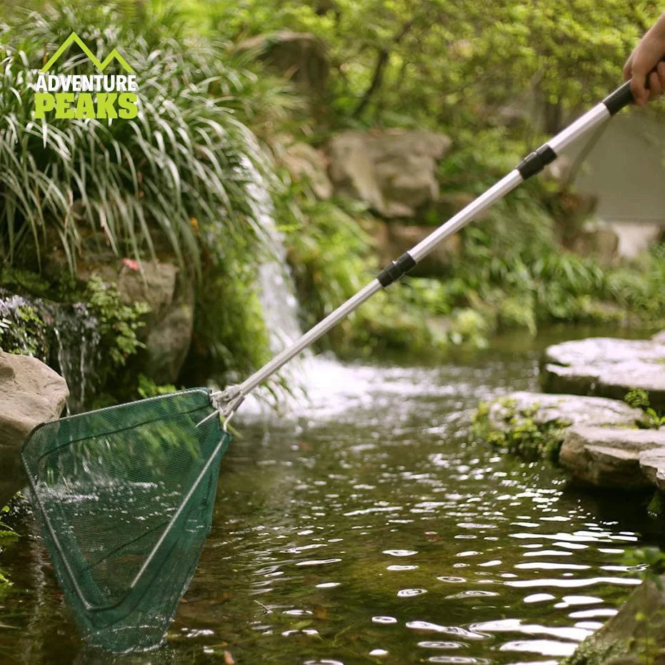 Telescopic Fishing Landing Net Extends From 63cm To 150cm 66021