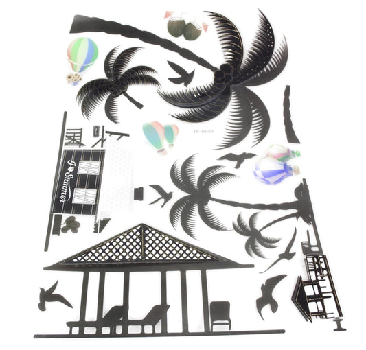 Room Décor Large Wall Stickers 60 x 37 cm Assorted Designs 6609