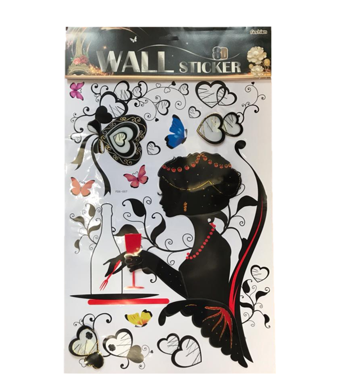 Room Décor Large Wall Stickers 52 x 36 cm Assorted Designs 6610