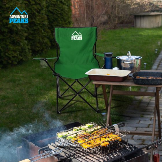 Foldable Camping Chair 50 x 50 x 80 cm Green 6620