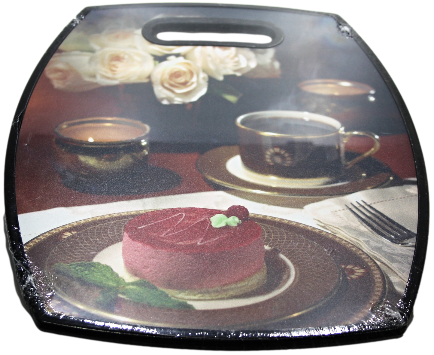 Plastic Kitchen Chopping Board with Printed Design 30 x 38 x 1.1 cm Assorted Designs 6677