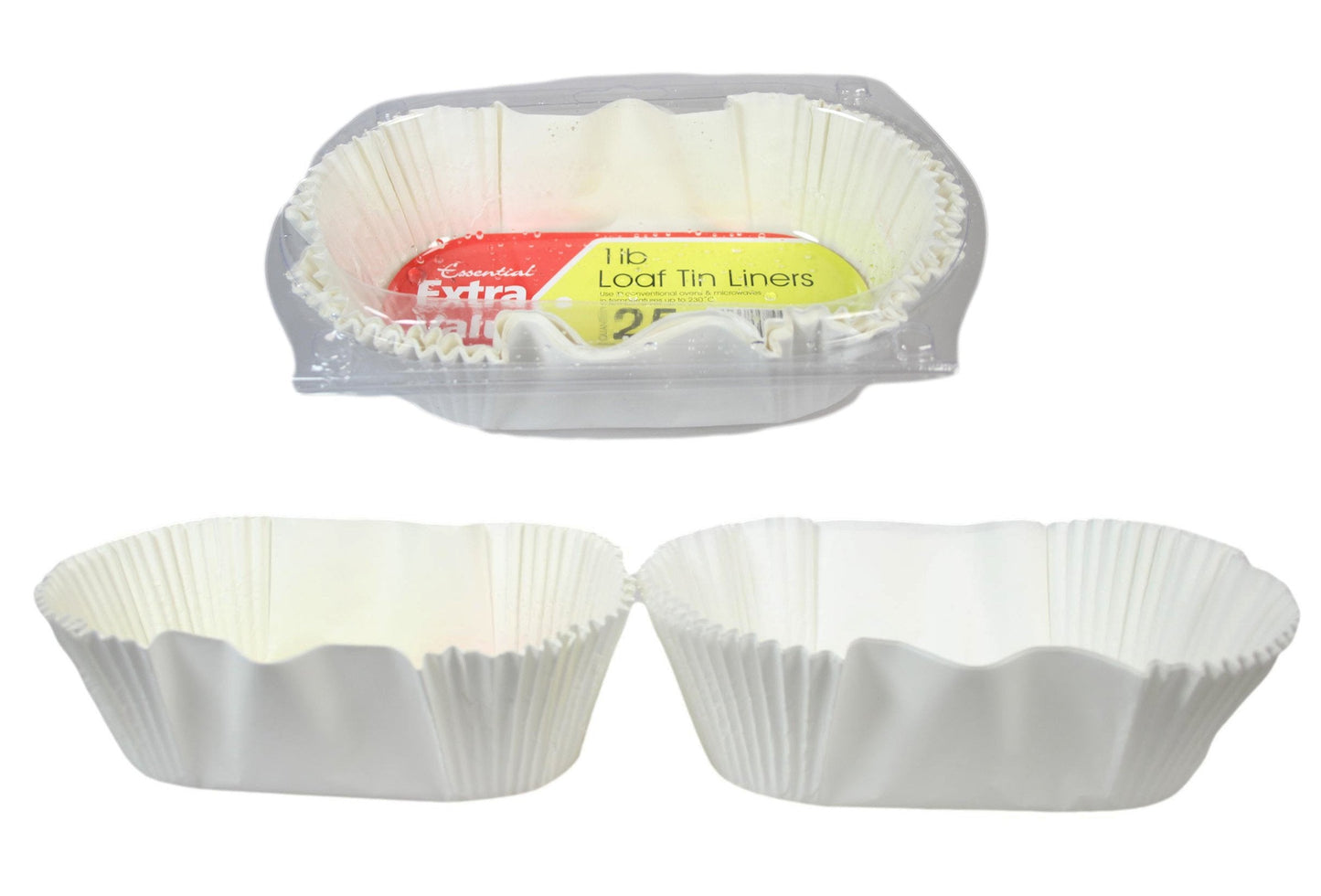 Loaf Tin Liners 1lb Pack Of 25 6848 VLOAFL1 A