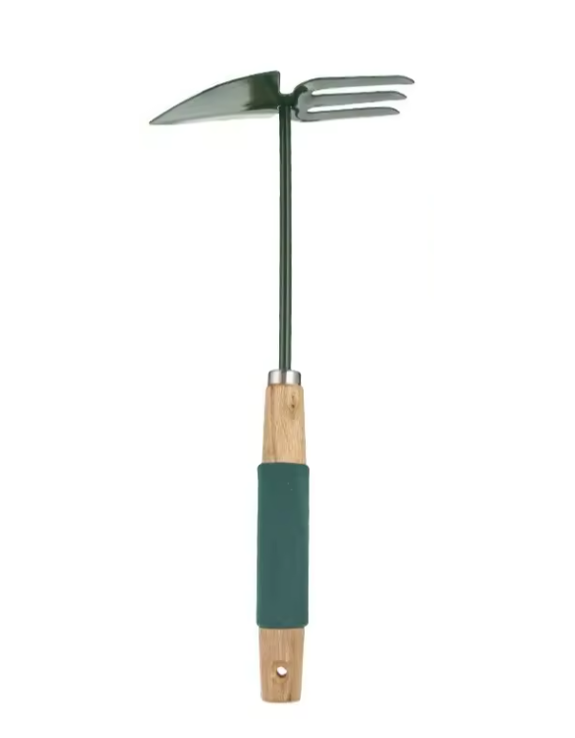 Green Metal Garden Shovel and Rake 30 x 15 cm 6914