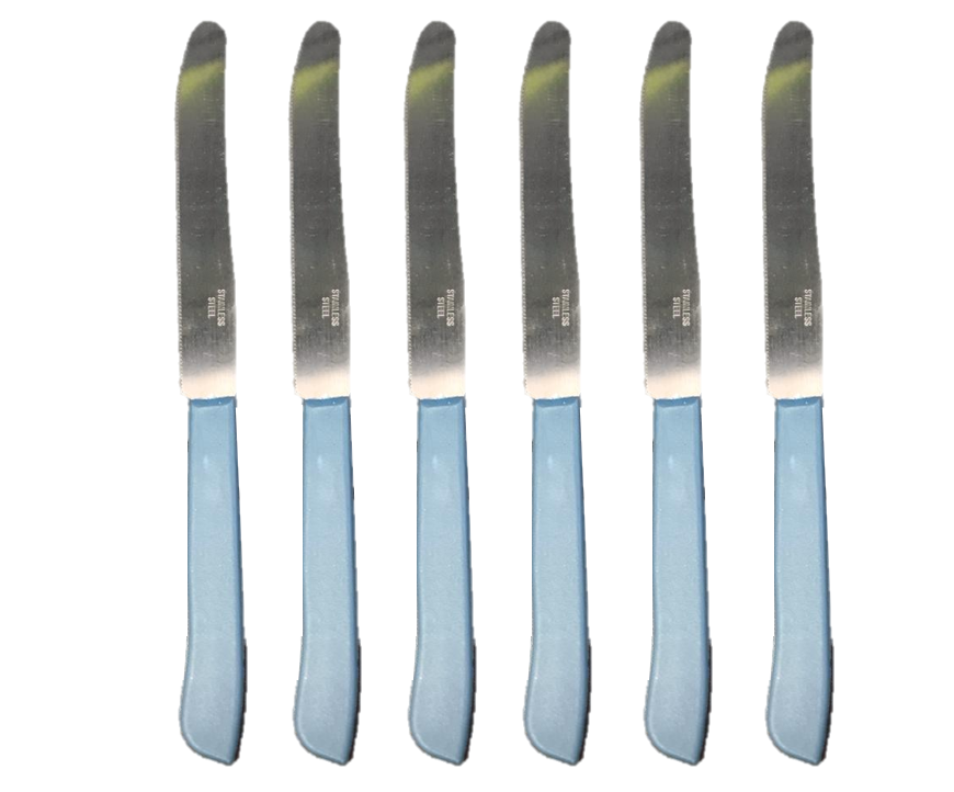 Kitchen Knife Plastic Handle 21 cm Pack of 6 6947