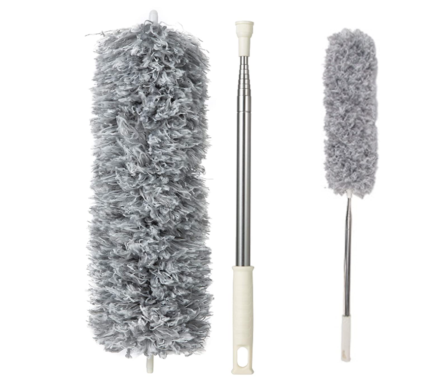 Extendable Grey Feather Duster 60 cm / 1.4 m 6970