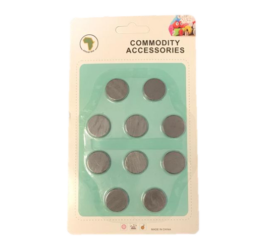Round Magnets 2 cm Pack of 10 7100