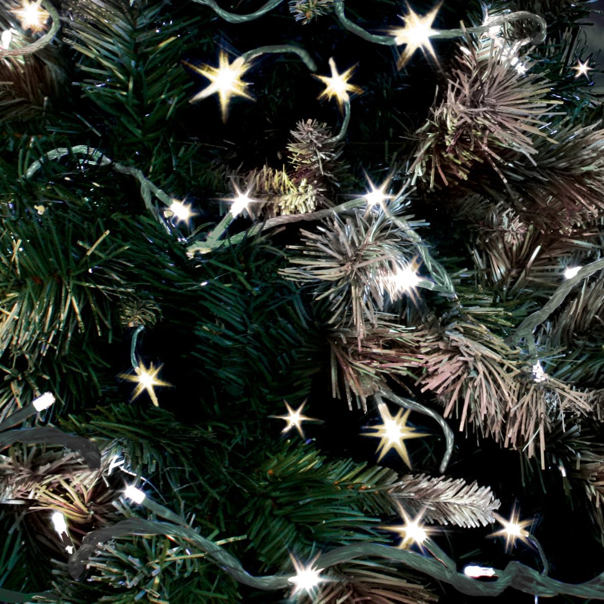 100 LED Warm White Battery Operated Fairy Tree Decorative String Lights
