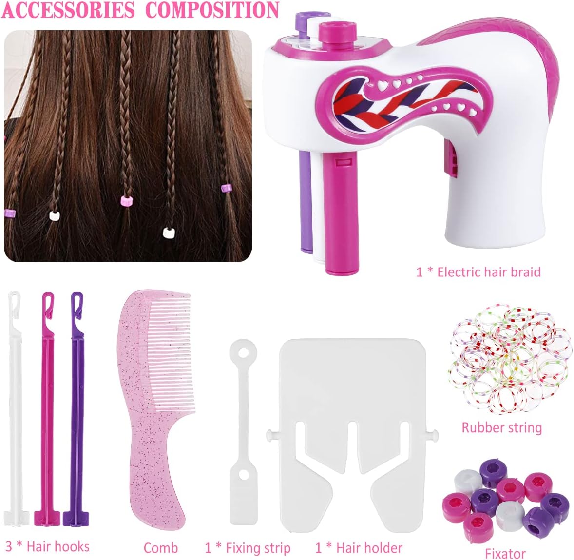 DIY Rope Bracelet Hair Braider Toy
