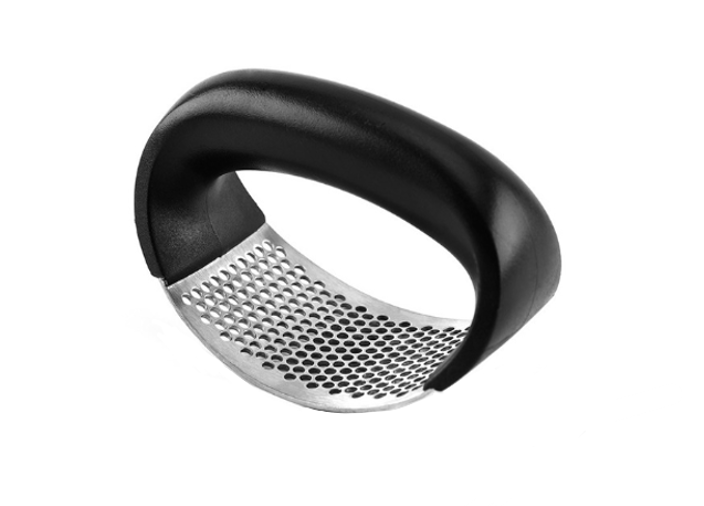 Kitchen 2 in 1 Garlic Crusher Press with Handle 11 cm Assorted Colours 7193