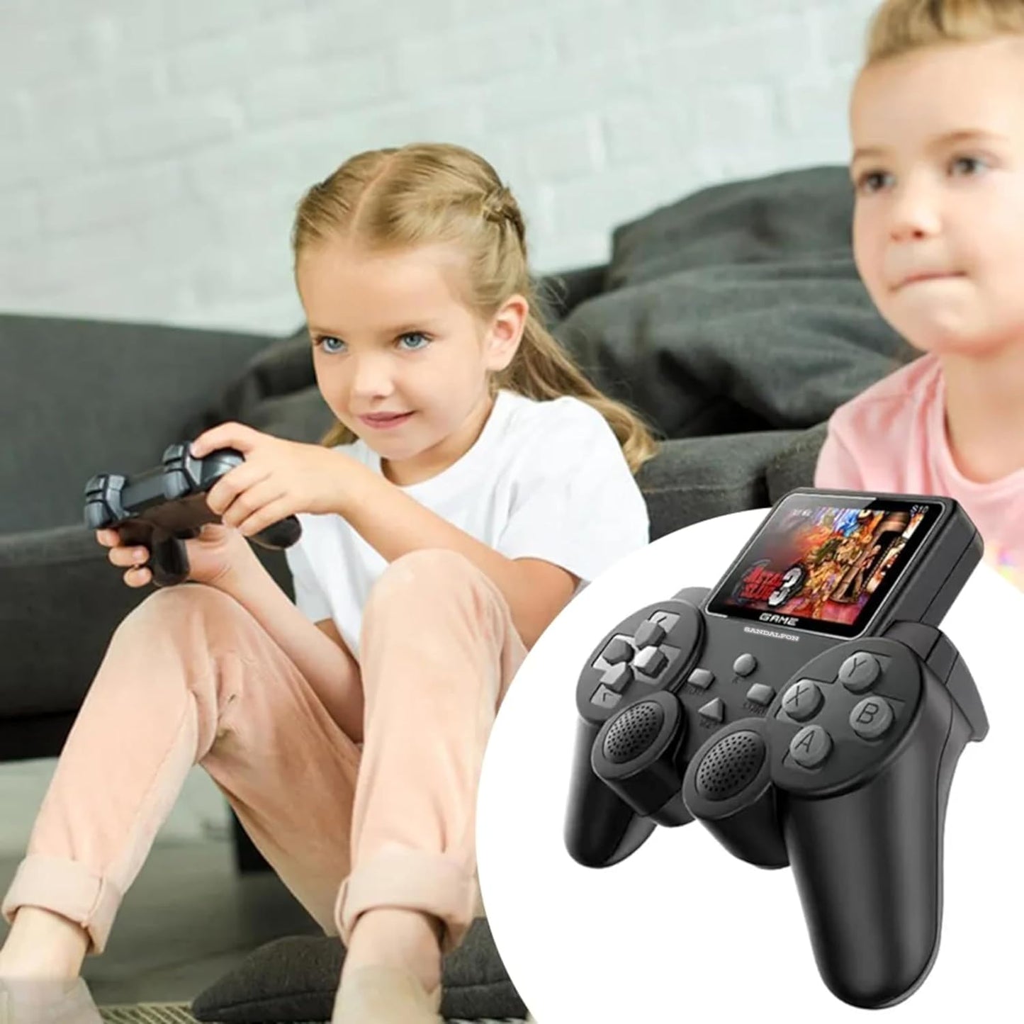 Handheld Game Console, with 520 Classic Games, Portable Retro Controller Gamepad Digital Game Player - S10 Model