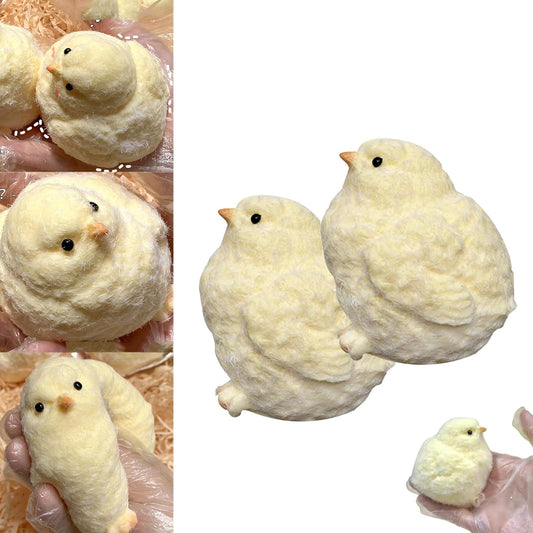 Squishy Taba Squish Cute Easter Chick Fidget Stress Relief Toy