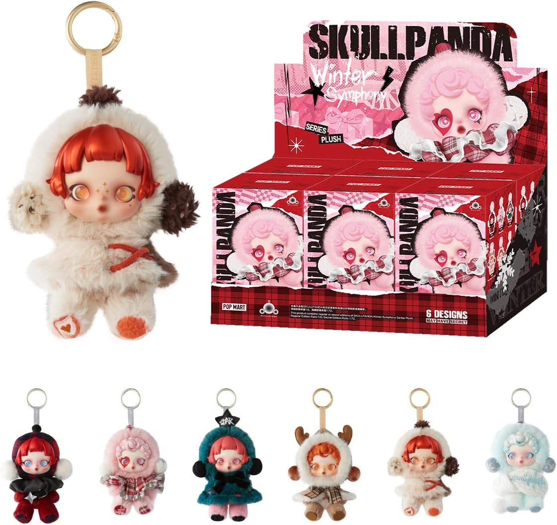 SKULLPANDA Winter Symphony Series Plush Premium Design - Fan-Favourite Collectible Chic Art Toy Action Figure