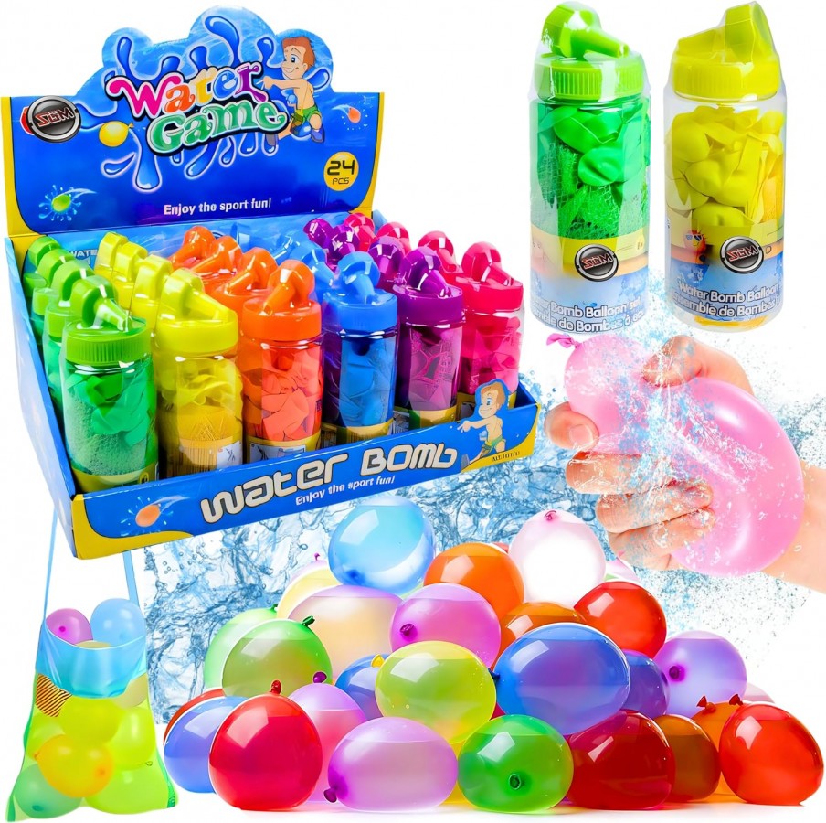 X24 Water Bomb Pump &Amp; Balloons 2 In 1