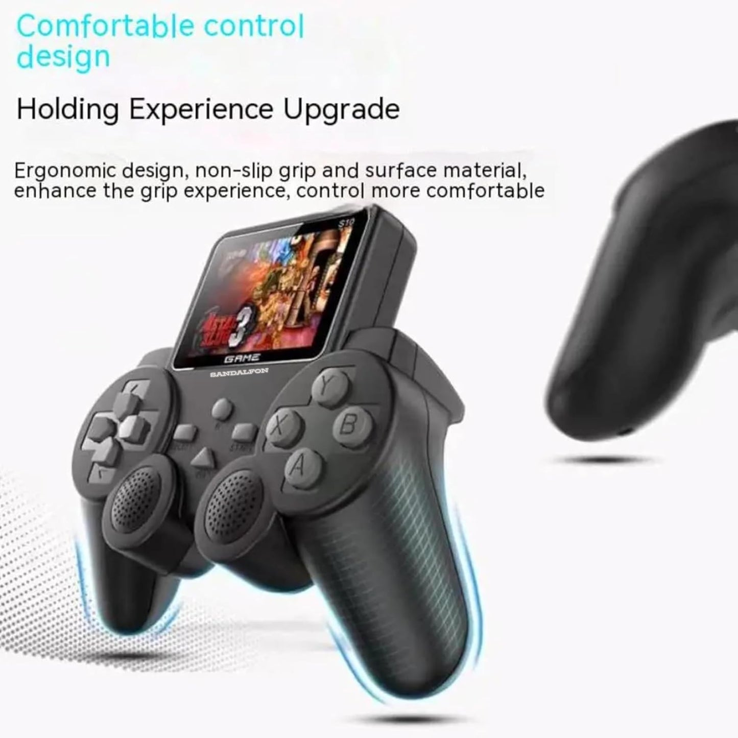 Handheld Game Console, with 520 Classic Games, Portable Retro Controller Gamepad Digital Game Player - S10 Model