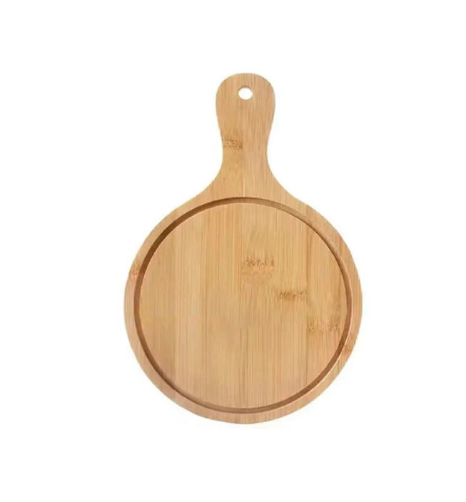 Wooden Pizza Plate Serving Chopping Board Small 22.5 x 34.5 x 1 cm 7201