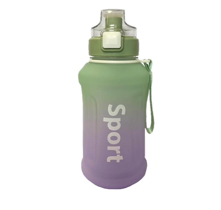 Plastic Water Drinking Bottle Ombre Design 1000ml Assorted Colours 7217 A