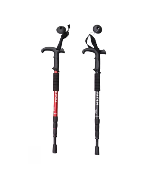 Aluminium Extendable Walking Hiking Stick 63 / 135 Cm Assorted Colours