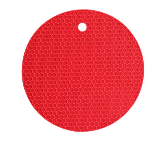 Round Silicone Pan Coaster Trivet 17.5 cm Assorted Colours 7294