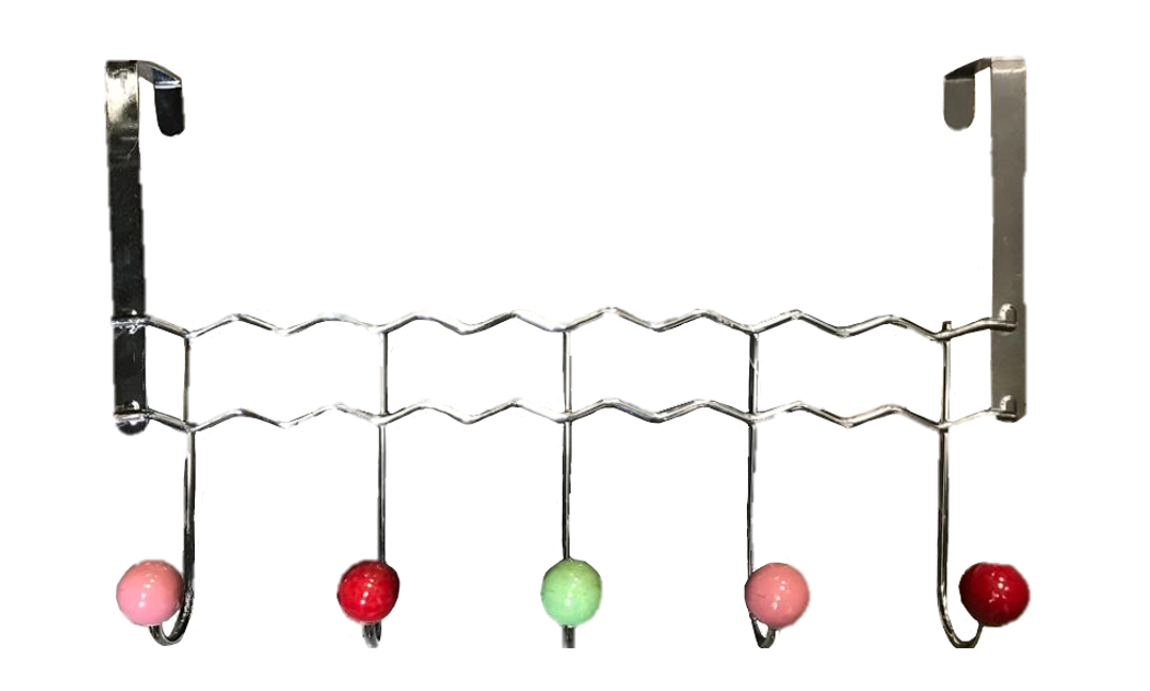 Metal Coat Hook Door Hanger Rack 40 x 25 cm 7301