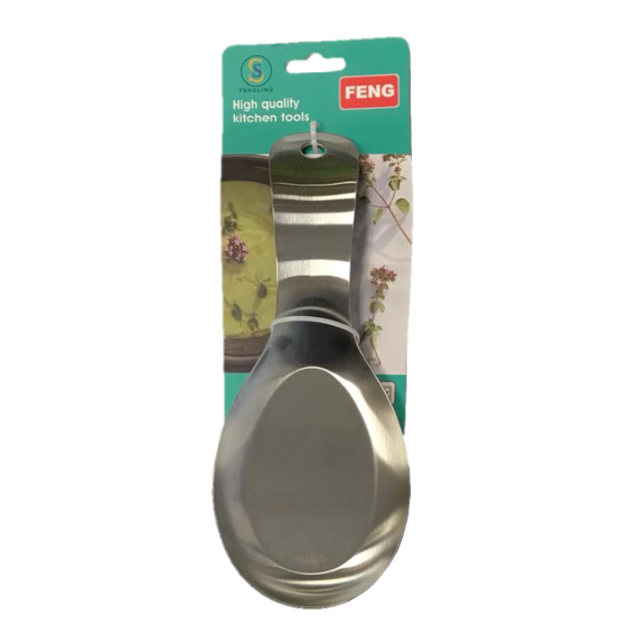 Metal Flat Kitchen Spoon Rest 20 x 8.5 cm 7371
