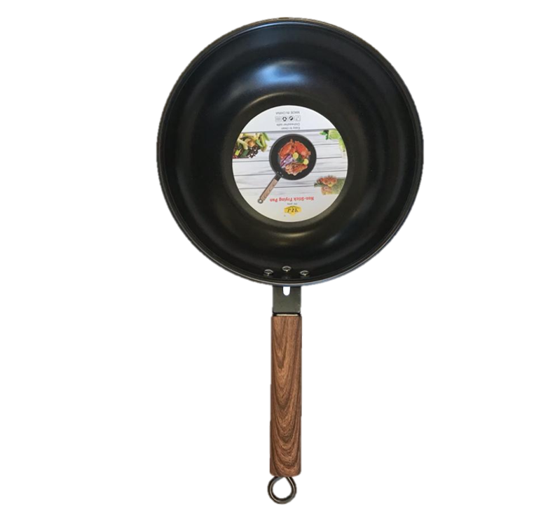 High Wall Non-Stick Flat Base Wok Frying Pan 24 cm 7403