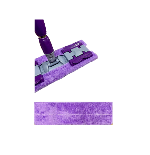 E x tendable Microfibre Flat Floor Mop + E x tra Mop Refill Pad 75 Assorted Colours