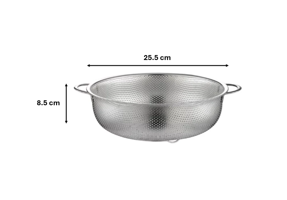Metal Kitchen Strainer Colander 25.5 cm 7650