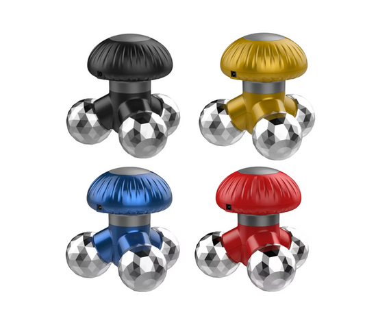 Mushroom Hand Mini Electric Massager 10.5 x 9.6 x 10.1 cm Assorted Colours 7160 / 7760