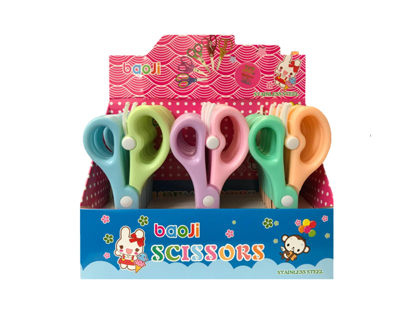 Dual Candy Coloured Paper Scissors 13.5 cm Assorted Colours 7809
