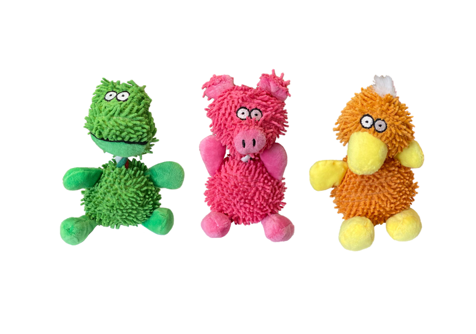 Pet Dog Squeaky Soft Toy Animal Design 20Cm Assorted Designs