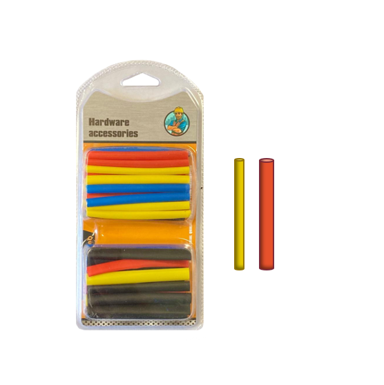Diy Pack Of Heat Shrinking Tubing 7Cm Assorted Colours