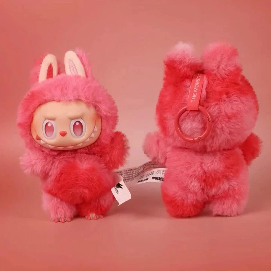 Labubu THE MONSTERS Big Into Energy V 3.0 Style Keyring Keychain Stuffed Vinyl Face Plush Toy Doll 17cm VIRAL - LOVE