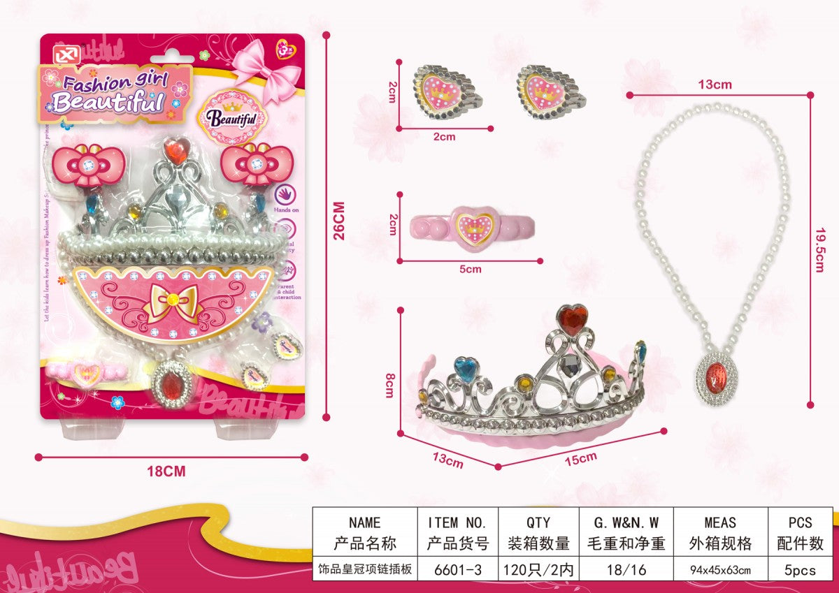Princess Fashion Jewelry Set
