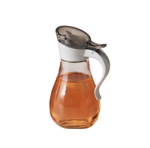 Glass Olive Oil Vinegar Sauce Dispenser Pouring Bottle With Plastic Top 380Ml Assorted Colours (Parcel Plus Rate)