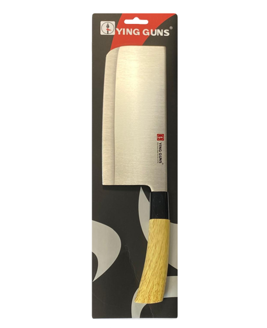 Kitchen Vegetable Cleaver Knife With Wooden Handle 29.5Cm